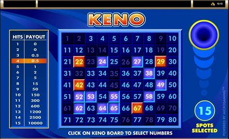  play keno online for money australia
